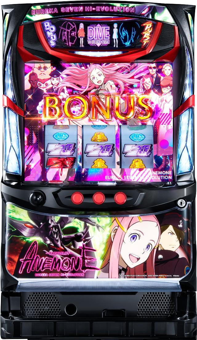 《特売商品》サミー パチスロANEMONE 交響詩篇エウレカセブン HI-EVOLUTION【中古パチスロ 中古スロット 中古実機】