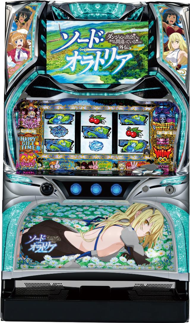 《1台限定特価品》北電子 パチスロ ダンまち外伝 ソード・オラトリア【中古パチスロ 中古スロット 中古実機】