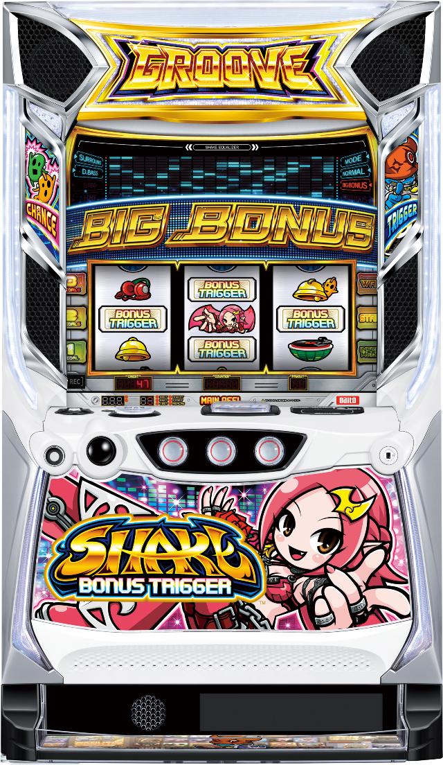 大都技研 SHAKE BONUS TRIGGER【中古パチスロ 中古スロット 中古実機】＜スマスロ＞